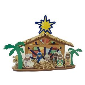 Creatology Christmas Nativity Scene Foam Craft Kit Kids